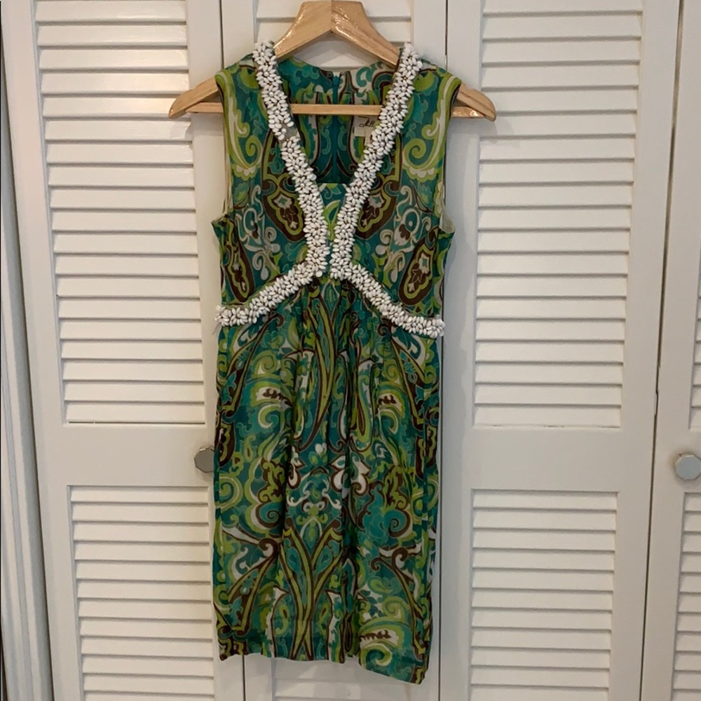 Milly Beaded Cocktail Dress